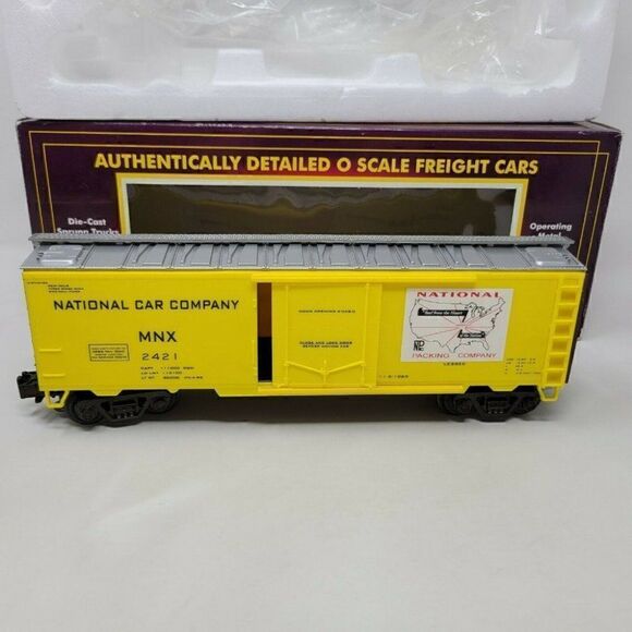 M.T.H. ELECTRIC TRAIN O SCALE REFRIGERATOR NATIONAL CAR COMPANY MT-9402L - Picture 1 of 8